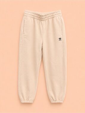 ADIDAS WOMENS CREAM JOGGER SWEATPANTS